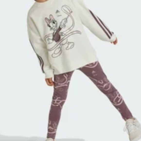 3 piece Adidas DISNEY MINNIE AND DAISY Set & Matching Daisy Cap NWT Soo Cute!!!! - Picture 5 of 6